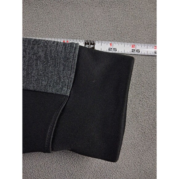 Adidas ClimaWarm Men’s Full Zip Hoodie Jacket Size Large Black Gray Fleece - Picture 12 of 13